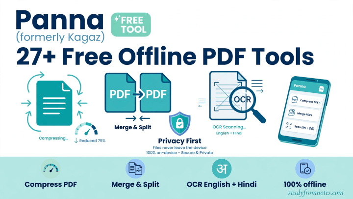Panna (Formerly Kagaz): Your Free Offline PDF Toolkit