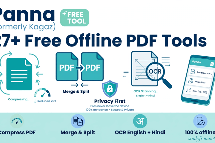 Panna (Formerly Kagaz): Your Free Offline PDF Toolkit