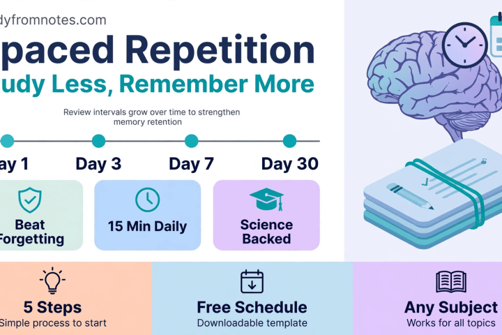 Spaced Repetition: Study Less and Remember More