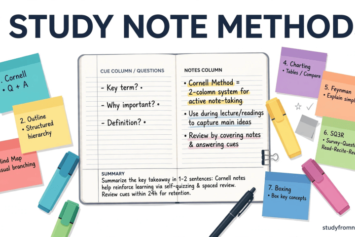 How to Make Effective Study Notes: 7 Methods With Examples