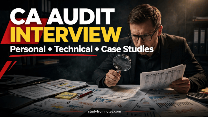 CA Audit Interview Questions: Personal, Technical + Cases