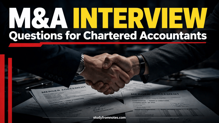 M&A Interview Questions for CAs [2026]