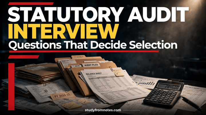 Statutory Audit Interview Questions [2026]