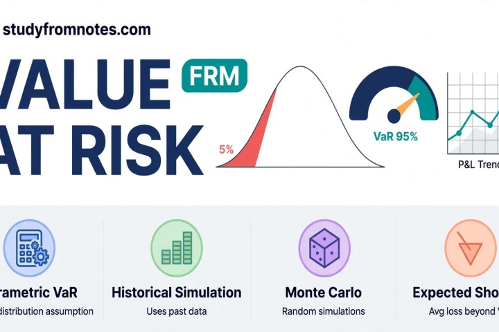 FRM Value at Risk in 15 Minutes: Parametric, Historical, and Monte Carlo VaR Explained