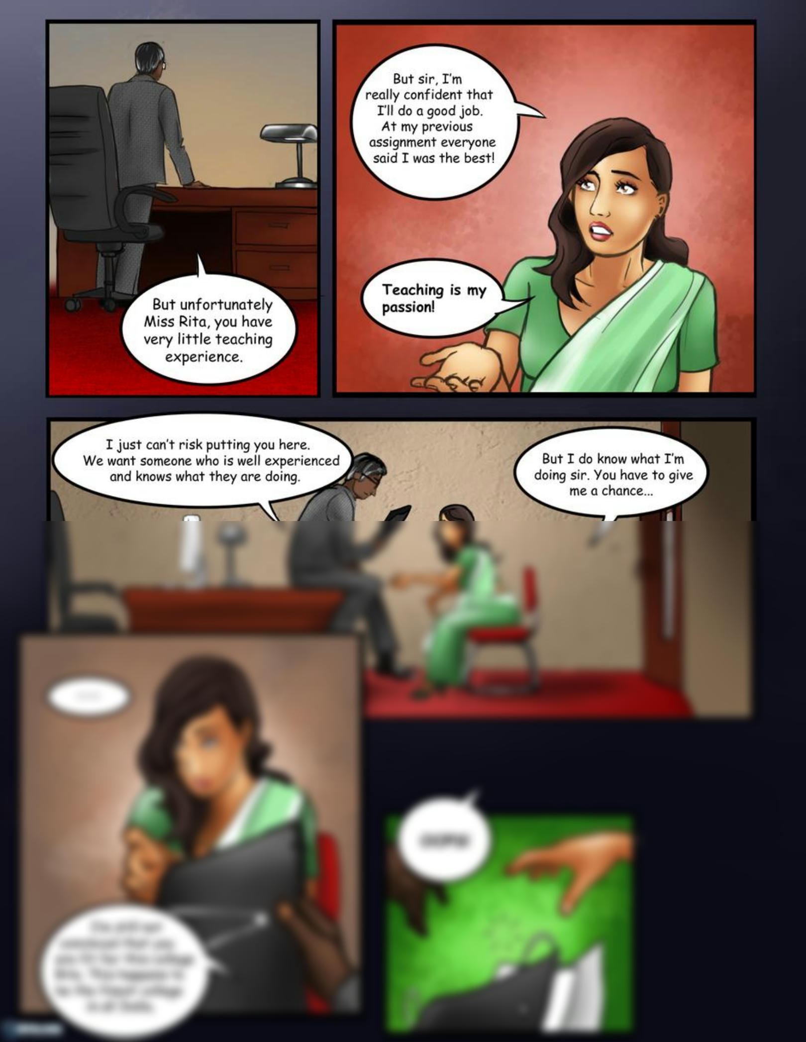 SOLUTION: Miss rita porn comic- ep 01 the interview 1 - Studypool