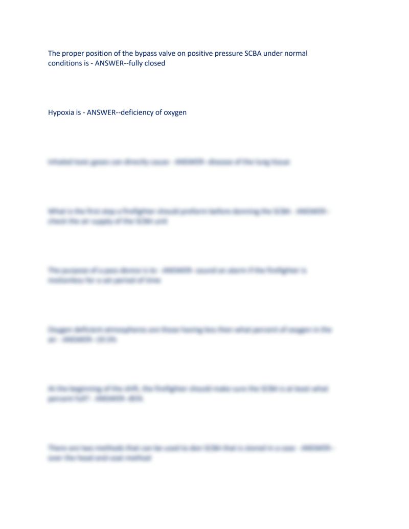 Firefighter 1 Final Test With 100 Verified Solutions Firefighter 1 - Best City Designs in Full HD