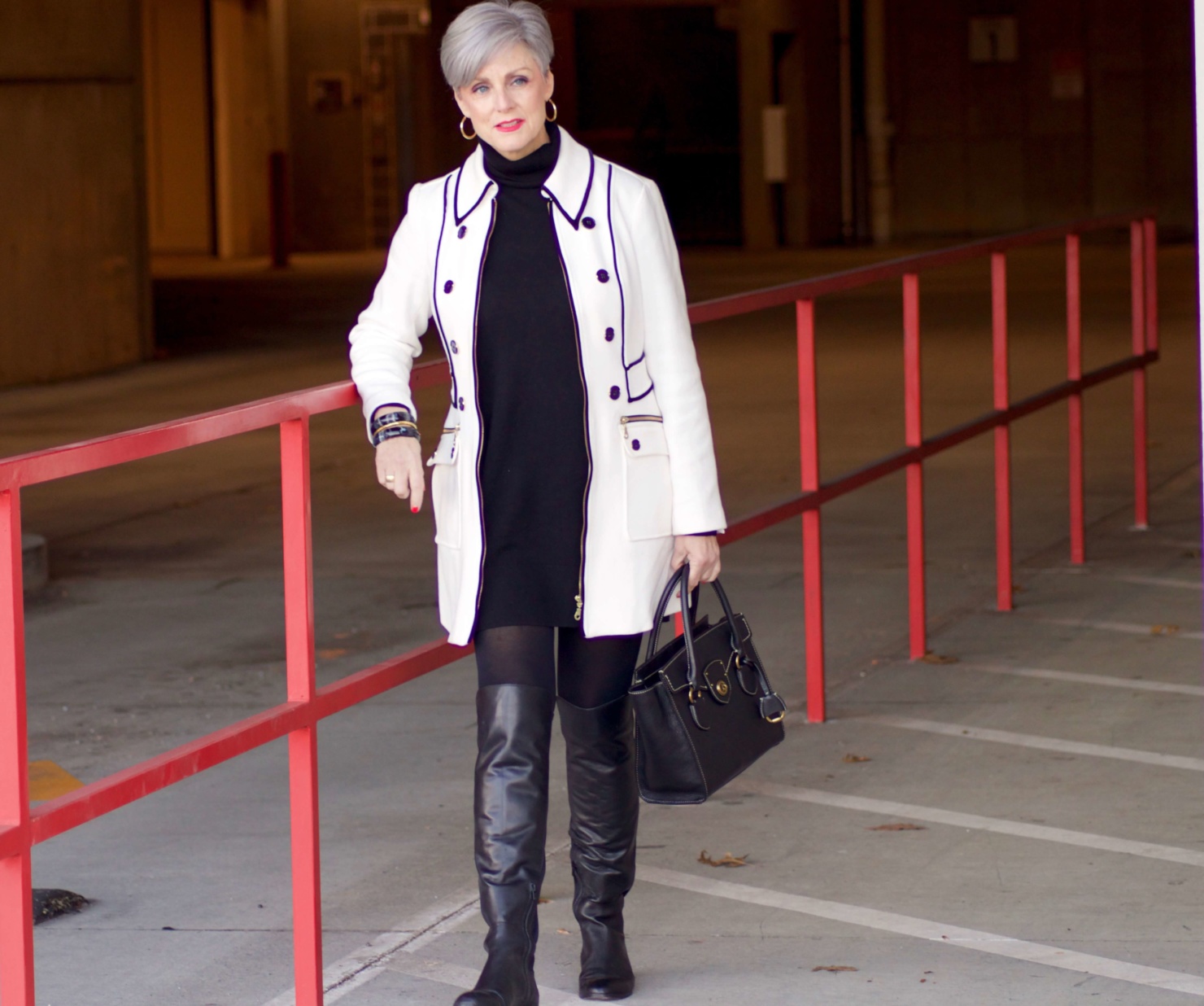 everlane cashmere turtleneck dress