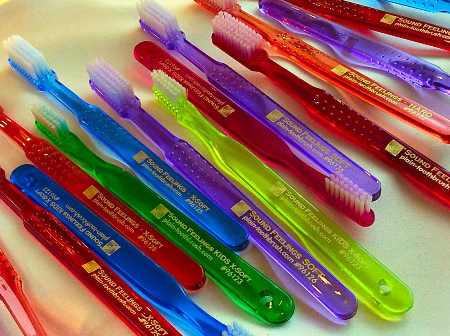Plain old-fashioned toothbrushes