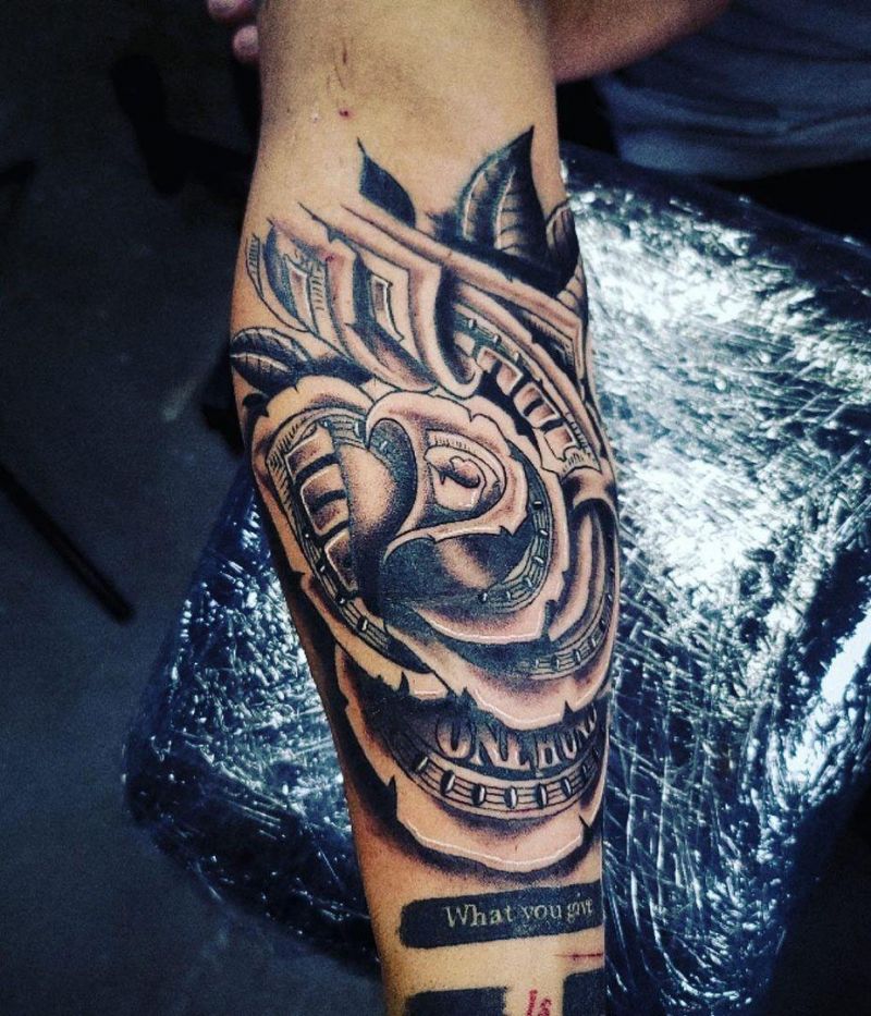 30 Unique Money Rose Tattoos You Must Try | Style Vp | Page 8 933_x_800_jpg