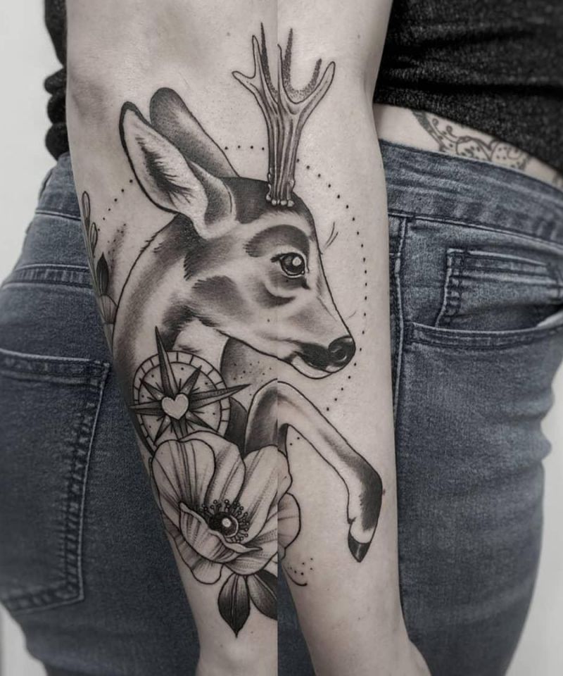 30 Unique Roe Deer Tattoos For Your Inspiration | Style Vp | Page 6 960_x_800_jpg