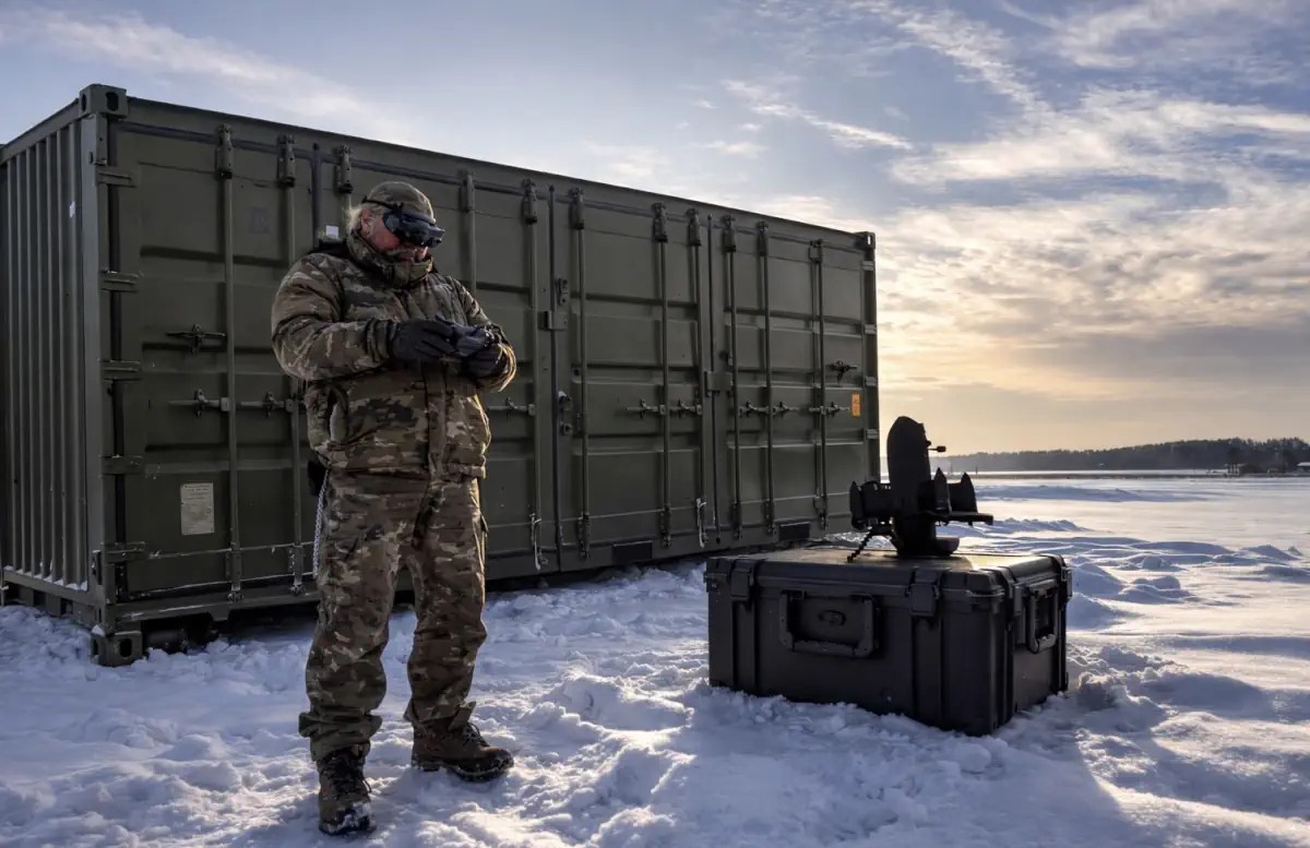 Sensofusion Tactical Drone Factory: A Shipping Container That Builds 50 Interceptor Drones a Day
