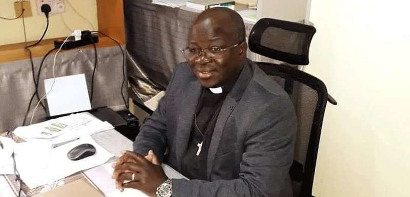 Fr. Matthew Remijio Adam Gbitiku, Bishop-elect for Wau Diocese. [Photo via Radio Tamazuj]