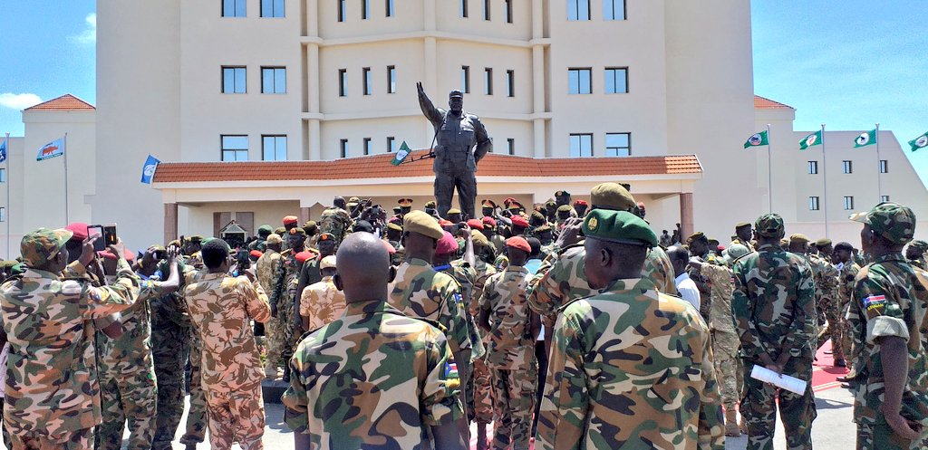 Building of the ministry of defense at Bilpam [Photo via Hot in Juba]
