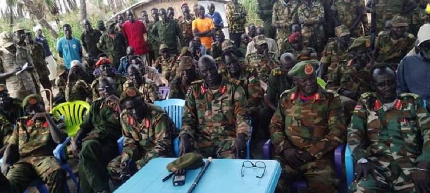 SPLA-IO commander of division 4B Maj. Gen. Gatgok Riaka. [Photo courtesy]