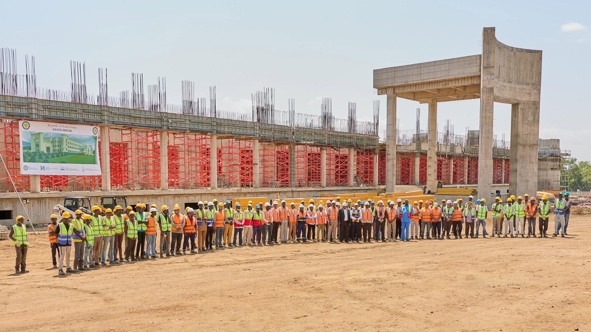 $300 million J1 palace set for 2027 completion as Kiir inspects progress