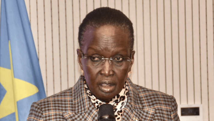 South Sudan's Vice President for the Youth and Gender Cluster, Rebecca Nyandeng De Mabior (Photo by Sudans Post)