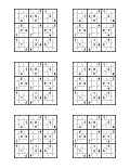 sudoku printables