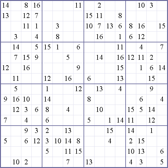 sudoku weekly free online printable sudoku games 16x16