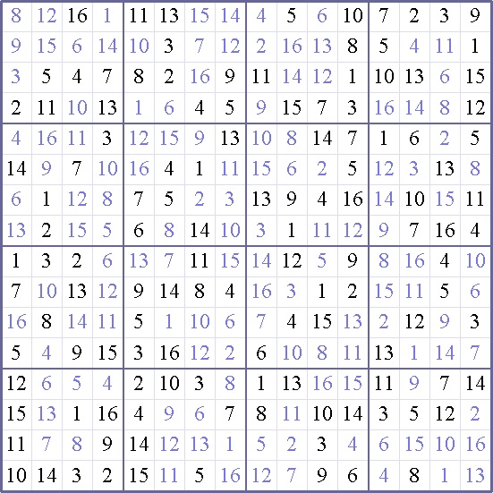 sudoku weekly free online printable sudoku games 16x16