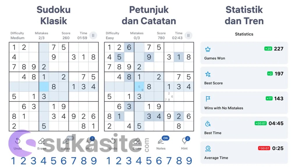 Game Asah Otak Sudoku.com Classic Sudoku