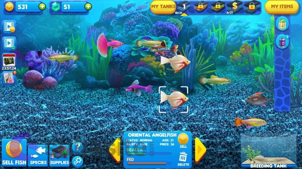16 Game Ikan yang Unik untuk Dimainkan di Android Game Ikan Fish Tycoon 2 Virtual Aquarium