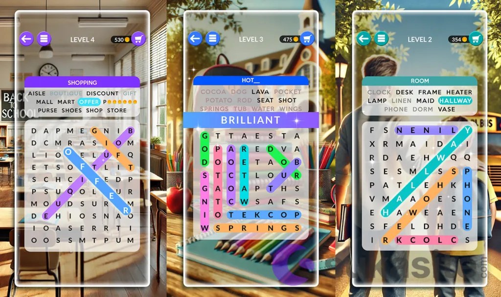 Game Tebak Kata Wordscapes Search: Word Games