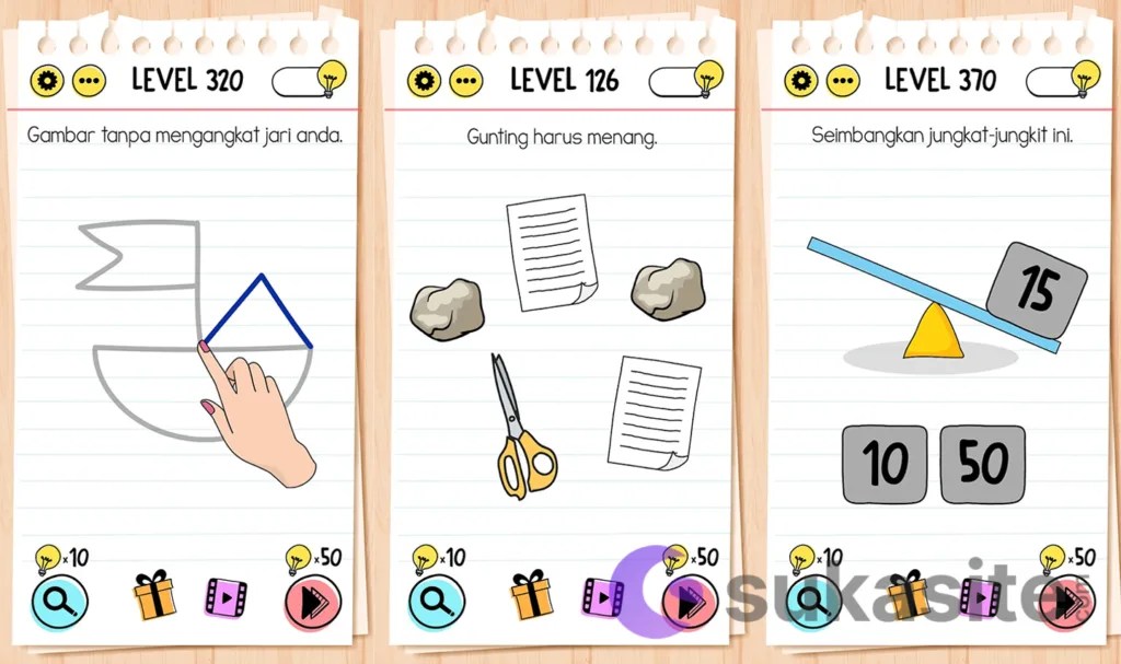 Game Tebak Kata Brain Test: Asah Otak Kocak