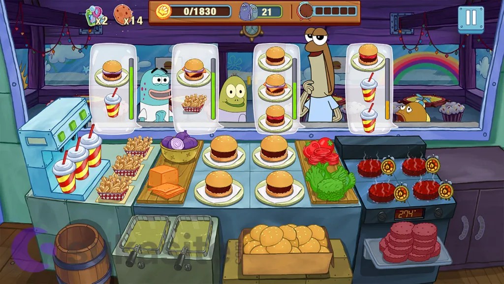 Game Memasak SpongeBob: Krusty Cook-Off