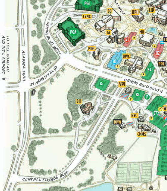 Ucf Campus Map UCF To Press On With Downtown Campus Plan WUSF MapUCF 