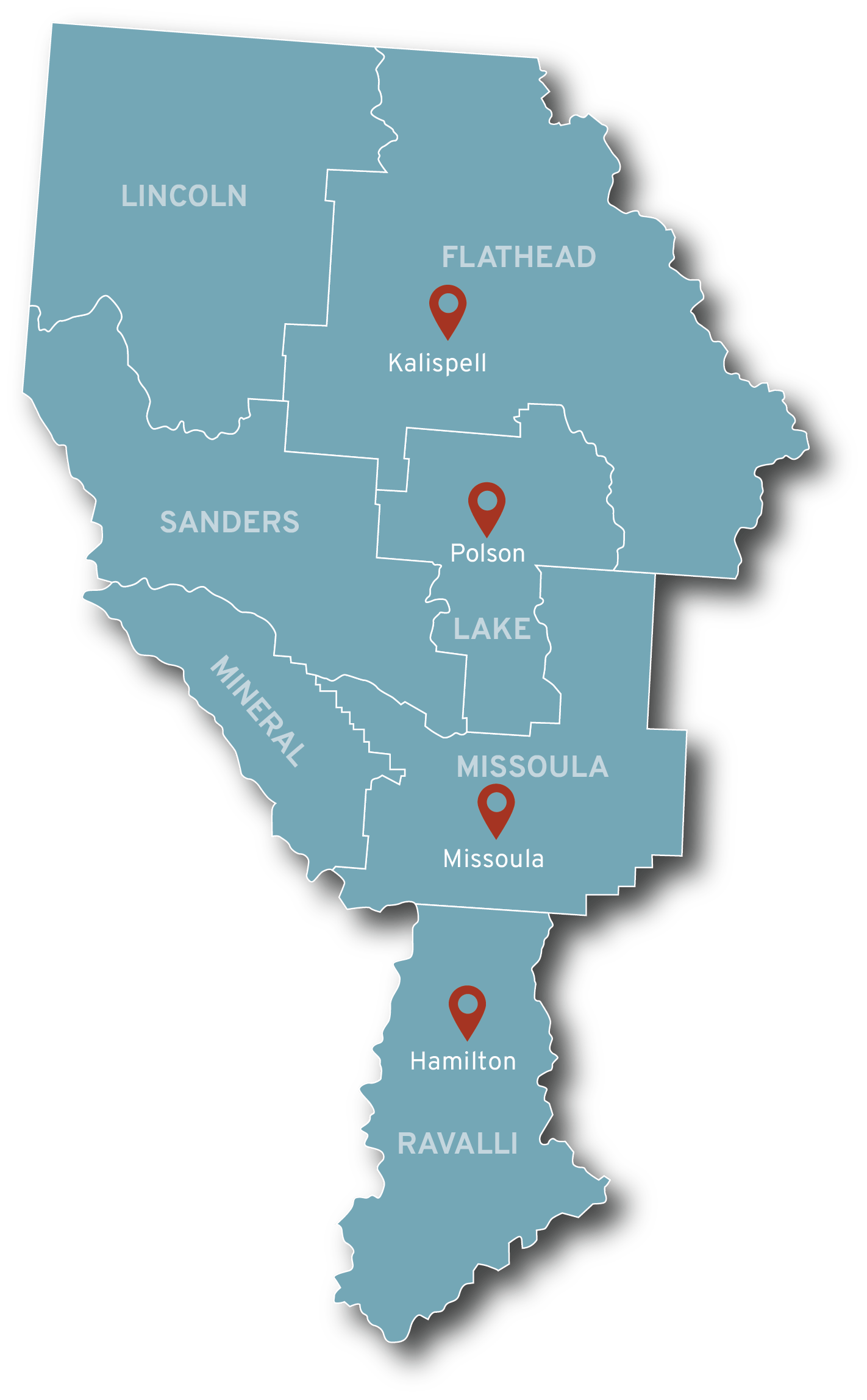 Summit Service Area Map