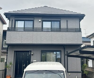 松山市K様邸｜セキスイハイム住宅の屋根・外壁塗装｜リファインSi施工事例