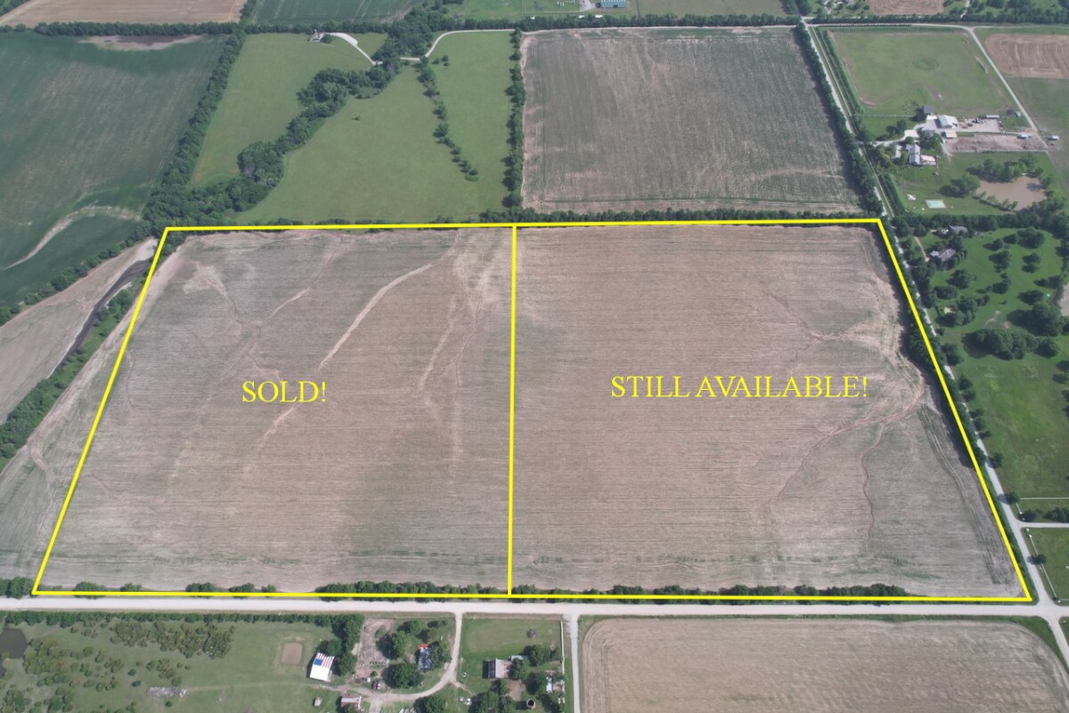 40+ Acres Near Benton in Butler County, Kansas Tillable, Great
