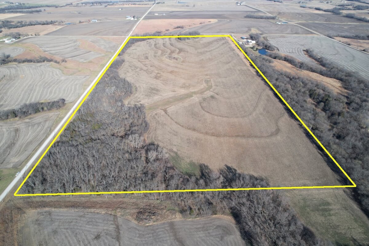 Osage County, Kansas Land Auction, Tract 20 80 Acres Tillable Farm