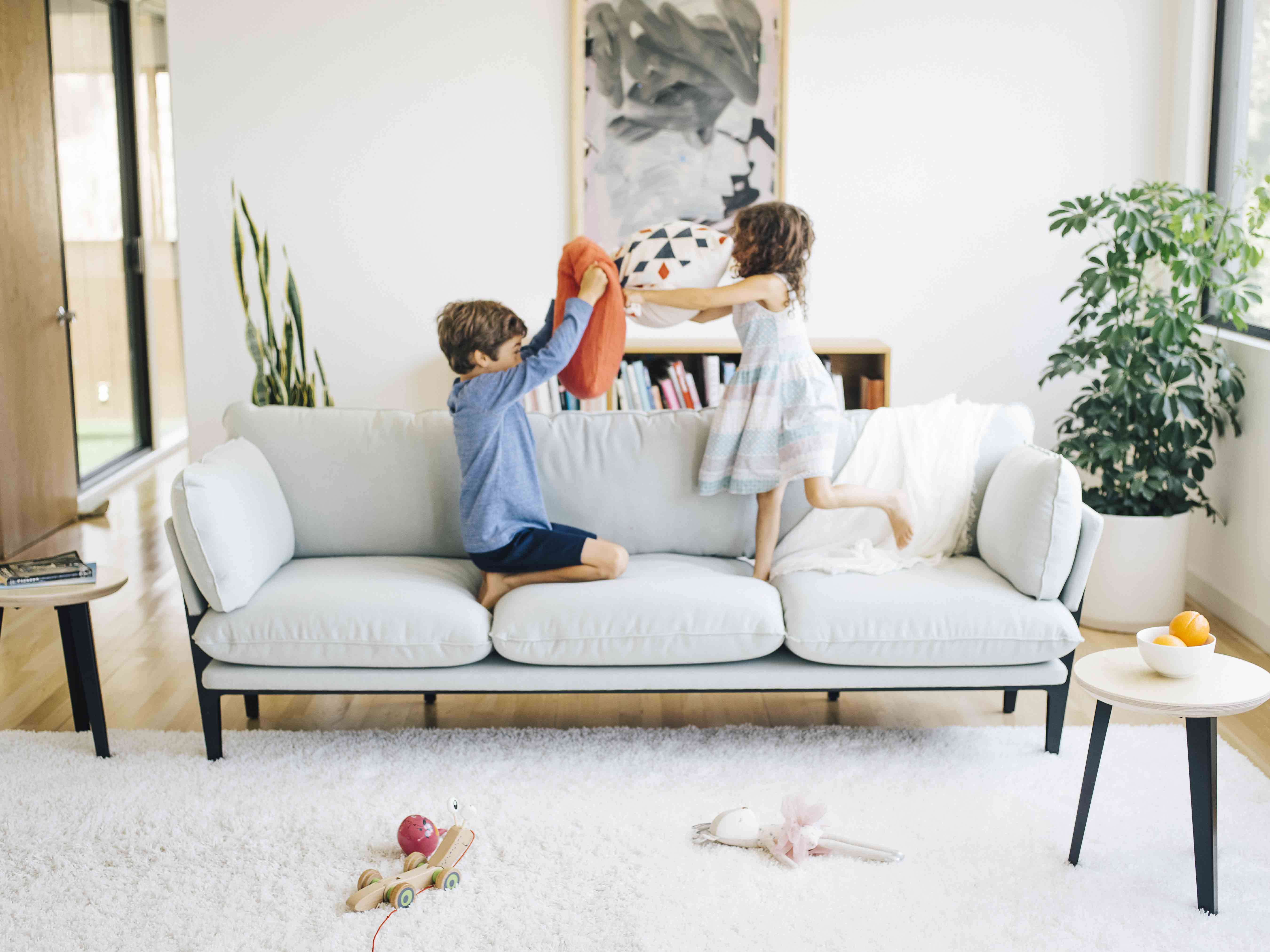 These Exposed Wood Frame Sofas Are A Minimalist S Must Haves Sunset Magazine