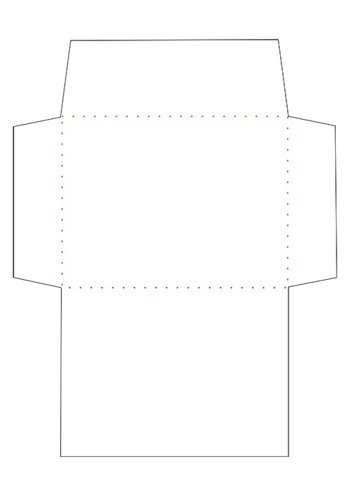 envelope template free printable papercraft templates