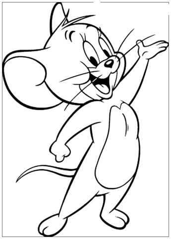 These alphabet coloring sheets will help little ones identify uppercase and lowercase versions of each letter. Jerry Coloring Page Free Printable Coloring Pages