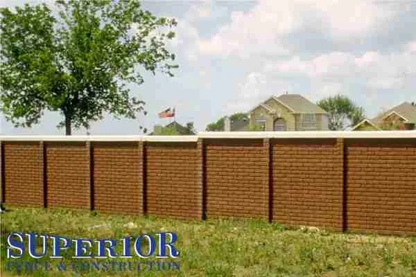 Coco brick pre-cast concrete fence - Superior Fence