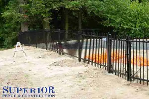 Ornamental steel and aluminum fence