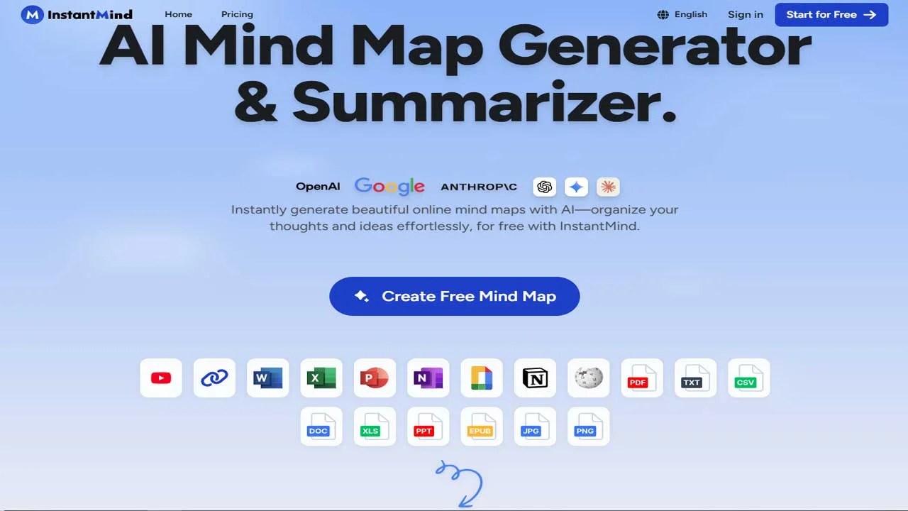 InstantMind Review 2026 The Best AI Mind Map Generator For Visualizing InstantMind AI 