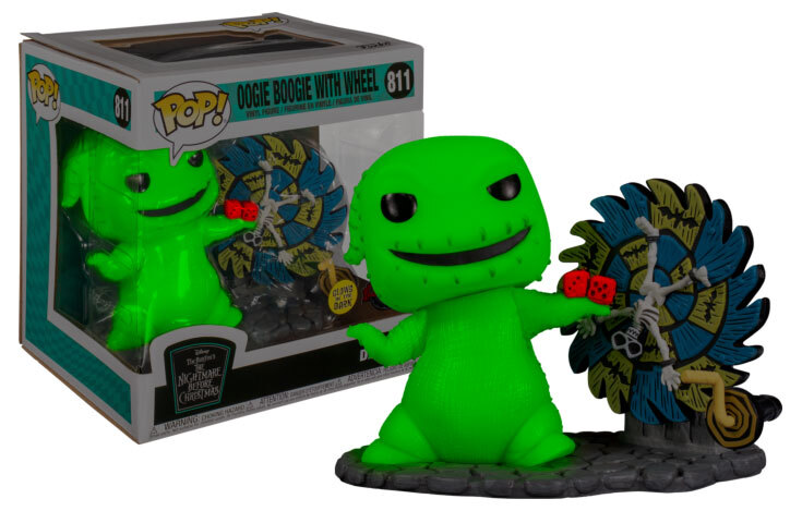 A big hit with kids. Funko POP! Deluxe Nightmare Before Christmas #811 Oogie Boogie With Wheel - New, Mint Condition