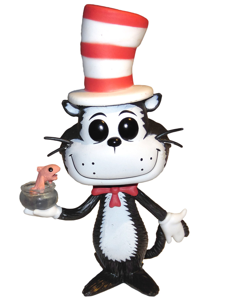 Funko pop! dr seuss cat in the hat (with goldfish) exclusive #09 new mint