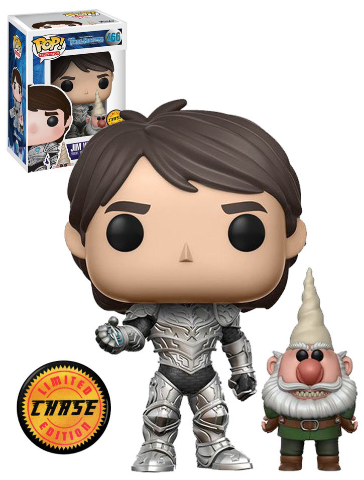 Choose the account that you need a new card for Funko POP! Television Trollhunters #466 Jim With Gnome - Limited Edition Chase - New, Mint Condition