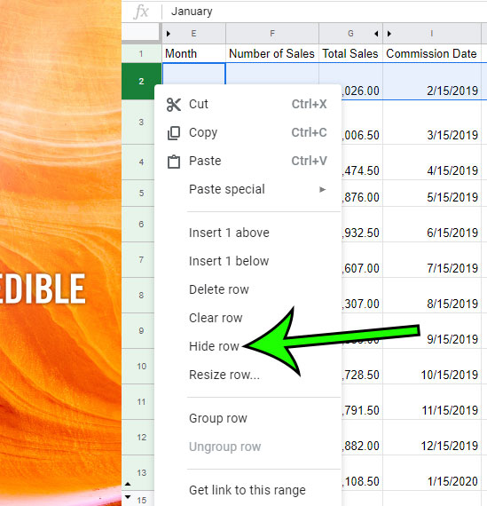 How to Hide a Row in Google Sheets Support Your Tech