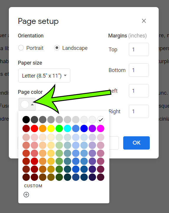 How to change background color on google rerwerwerty