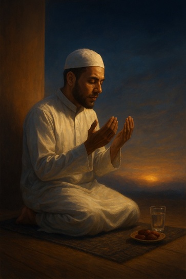 : Ilustrasi rukun dan syarat sah puasa Ramadhan menurut Safinatun Najah.