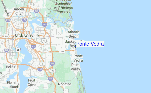 Map Of Ponte Vedra Beach Florida Ponte Vedra.10 