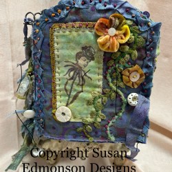 "Wildflower Tales" Mini Fabric Book Pattern