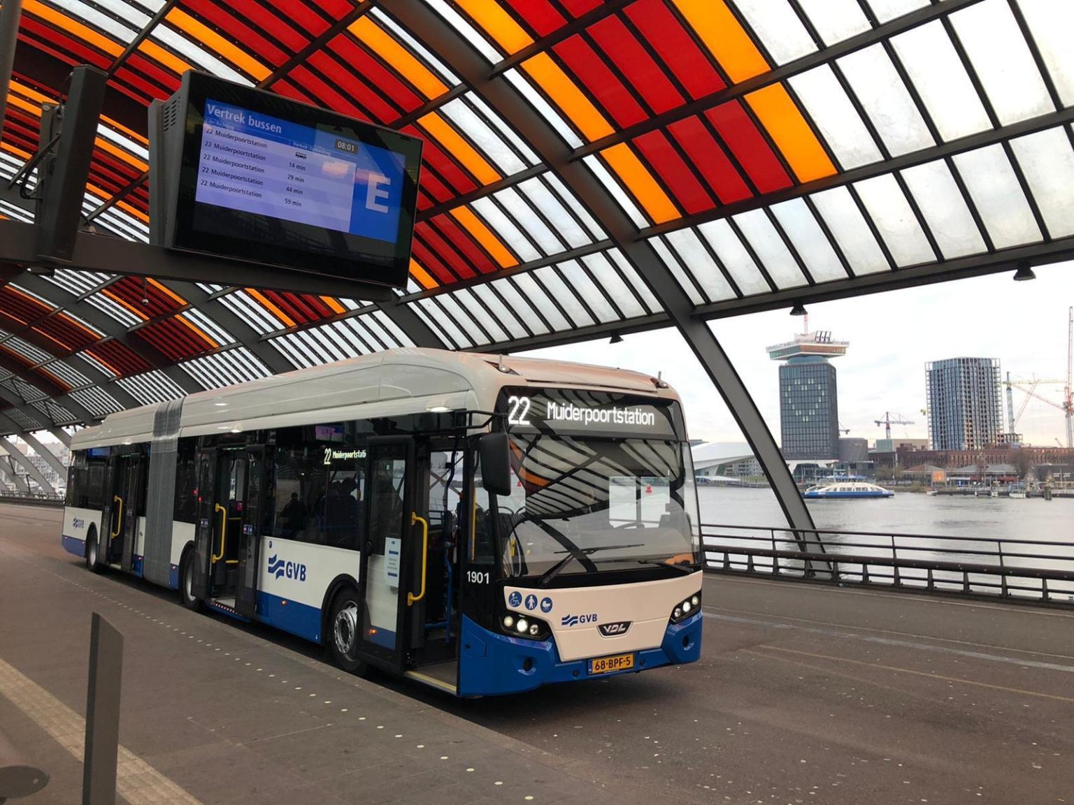 Looking for how to get from amsterdam airport schiphol to the . Gvb Amsterdam Takes The First Step With Battery Electric Buses In The City Center Sustainable Bus