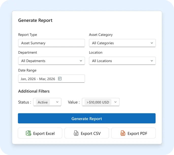 Create New AMS Report