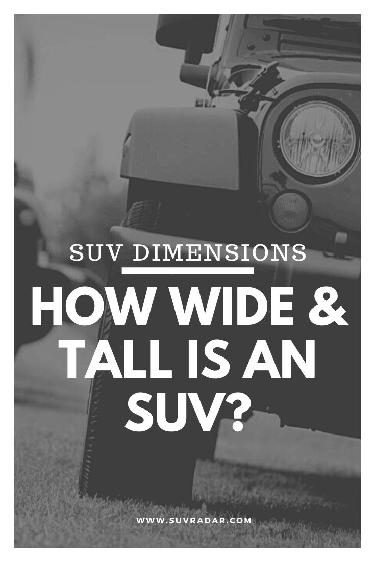 suv dimension length width